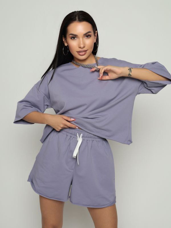 Костюм женский с шортами оверсайз - EKZO из категории