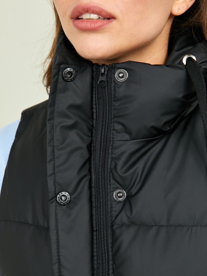 Жилет утепленный с капюшоном - фото описания №7