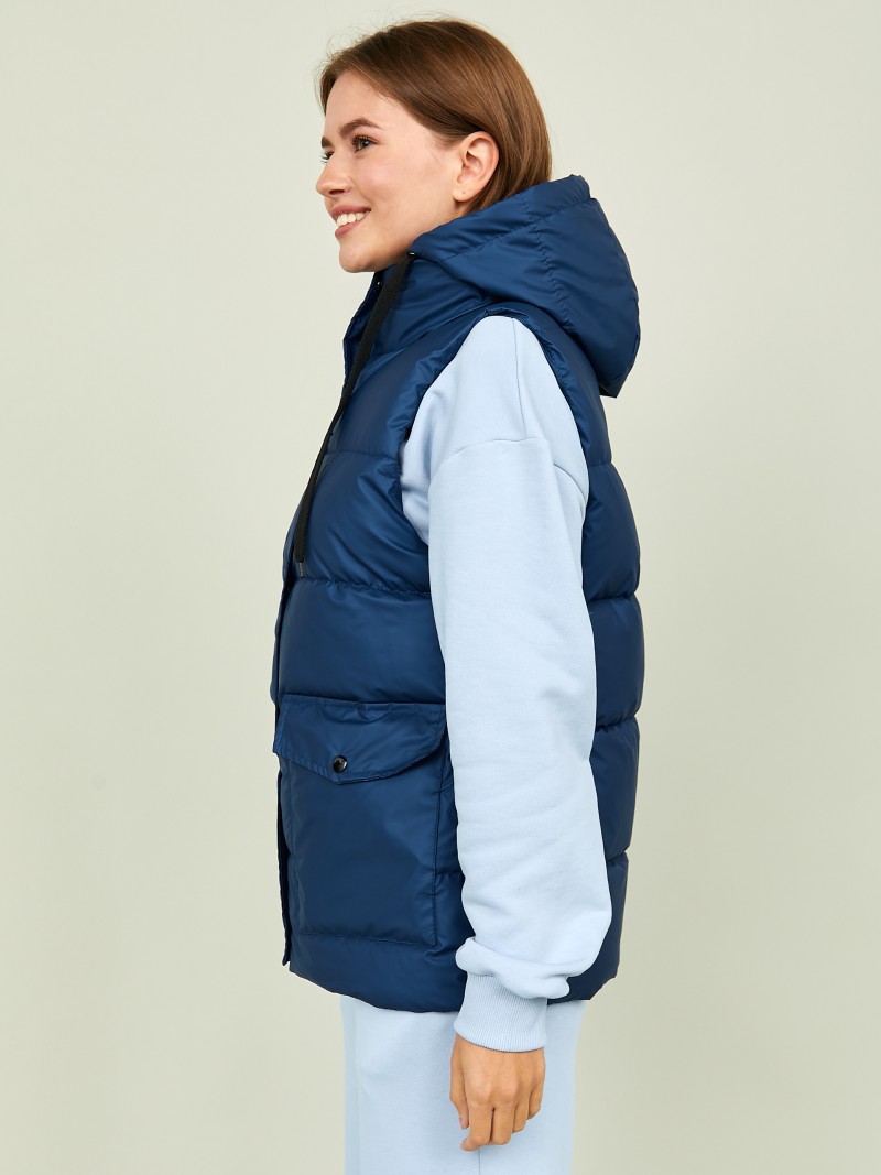 Женский утепленный жилет - фото описания №4