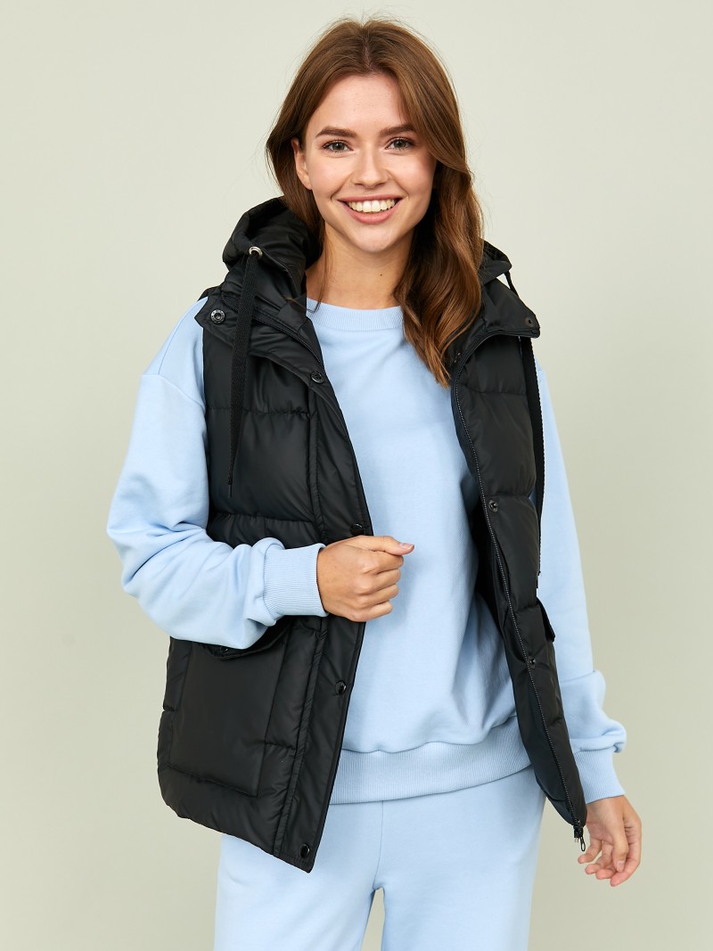 Видео о товаре ЭКЗО ✓ Жилет утепленный с капюшоном ✓